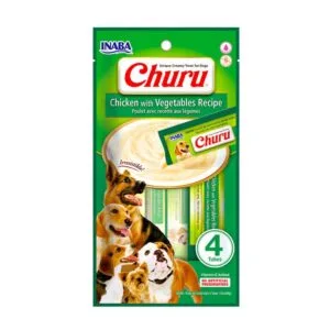 CHURU CANINO POLLO CON VEGETELES 4 TUBOS
